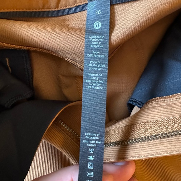 Lulu ABC Slim fit pant cord - copper brown - Picture 4 of 4